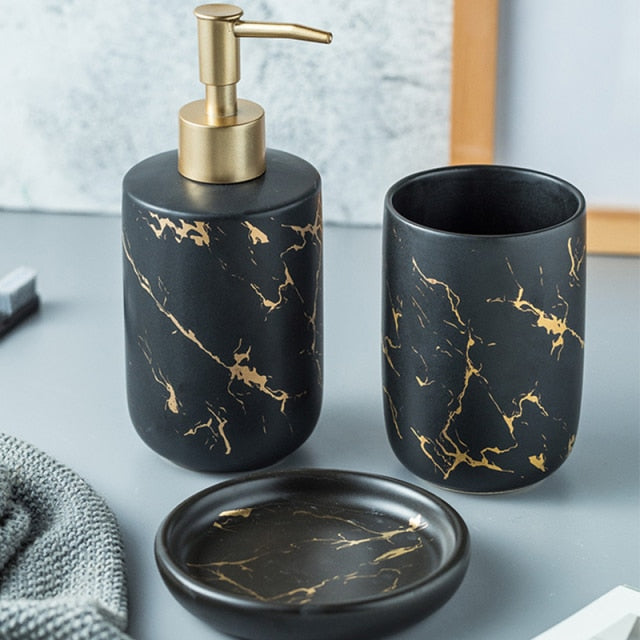 High-Quality Ceramic Bathroom Accessory Set