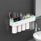 Wall Mounted Toothpaste Squeezer, Phone Holder, Cleanser Storage Rack