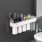 Wall Mounted Toothpaste Squeezer, Phone Holder, Cleanser Storage Rack